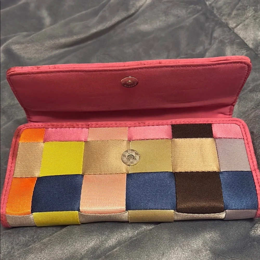 Multicolor Patchwork Women's Clutch - Picture 2 of 4